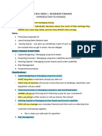 Amb RC4 Week 1 - Business Finance