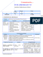 SESIÓN 5 - Sembrando Ideas Planificación para Tu Podcast - COM 5°