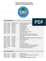 Agenda Camporí Guías Mayores 2022