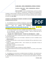 Convocação #062 - Nível Fundamental Médio e Técnico