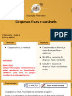 Educação Financeira - Aula 5