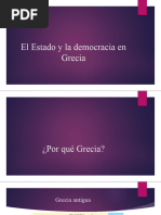 El Estado y La Democracia en Grecia