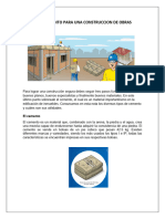 Tipos de Cemento para Una Construccion de Obras