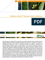 Goldman Sachs 3 Annual Latam Conference: December, 2011