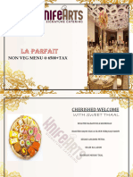 La Parfait Menu - Nonveg