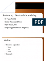 Lecture 29 Strut Tie Modeling Example FW 18oct