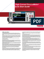 Model 2461 High Current Sourcemeter Quick Start Guide