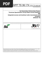 38174-g70 Integrated Access and Backhaul Radio Transmission and Reception