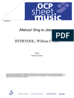 Alleluia Sing To Jesus Keyboard - Guitar Accompaniment