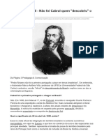 Não Foi Cabral Quem Descobriu o Brasil