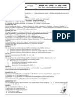 Série D'exercices - Math - Dénombrement - 3ème SI