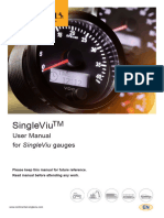 Singleviu: User Manual For Singleviu Gauges