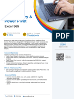 Power Query Power Pivot Excel 365