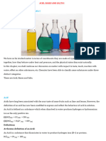 1.2.6 Acid, Bases and Salts I