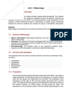 Meteorology Climatology and Geography AEM 101