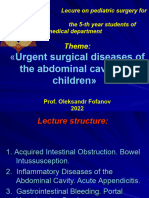 Urgent Surgical Diseases