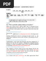 ANSWER KEY Test 2,3