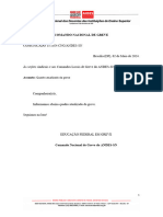 Comunicado 15 - Quadro Atualizado Da Greve