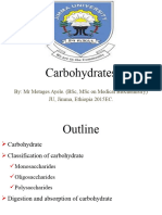 Structure, Classification, Digestion & Absorption of Carbohydrates