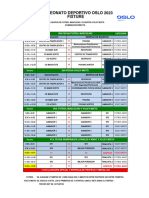 Fixture Campeonato Oslo