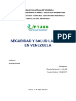 Seguridad y Salud Laboral en Venezuela