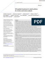 Effectiveness of FeNO Guided Treatment in Adult Asthma Patients A Systematic Review