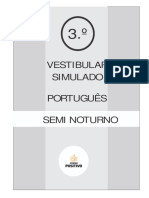 Vestibular Simulado Português Semi Noturno