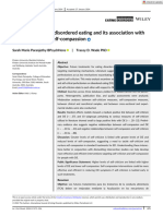 Intl J Eating Disorders - 2024 - Paranjothy - A Meta Analysis of Disordered Eating and Its Association With Self Criticism