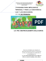 5 To y 6 To Desarrollo Personal y para La Convivencia Cam Jean Piaget