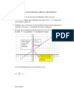 2-Ecuación de La Recta A Través de Su Gráfico.