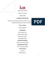 Informe de Investigación. Cigarros Electricos