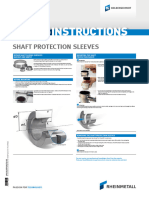 Mounting of Shaft Protection Sleeves