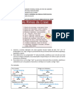 Crase-Exercício e Gabarito