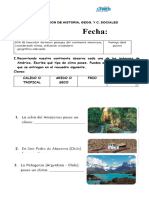 Prueba de Ciencias Sociales Junio