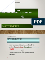 Introduction To Spectroscopic Methods Part 2