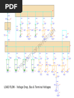 Load Flow - Voltage Drop, Bus & Terminal Voltages