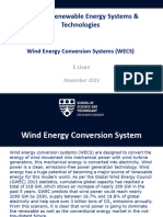 Wind Energy Conversion Systems