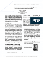 Insulation Condition Assessment of Transformer Bushings by Means of PDCA