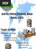 Topic 8 Data Processing and Analysis PDF