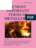 50 Terms of Metallurgy