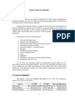 Masbate City Executive Summary 2022