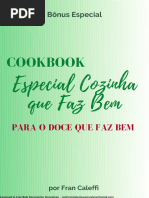 Cookbook: Especial Cozinha Que Faz Bem