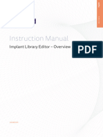 Exocad Instruction Manual Implant Library Editor Overview-En