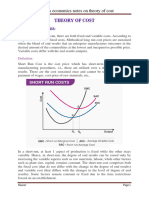 Theory of Cost