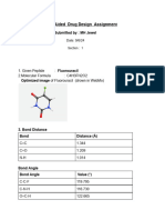 Computer Aided Drug Design Assignment