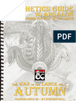 D&D 5e The Aesthetics Guide To Ansalon The War of The Lance Vol1