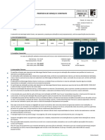 Proposta de Serviço E Contrato: PÁGINA: 1/2 REV - 06