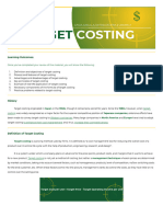 Target Costing Material (BSA221C)