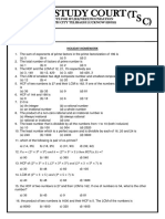 Class 10 Holiday Homework Maths