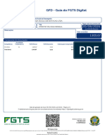 GFD - Guia Do FGTS Digital: 07.957.747 Nova Muda Escola de Natacao Ltda